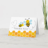 Honey Bee Thank You Card