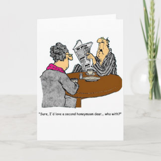 Cartão De Agradecimento Honeymoon Humor