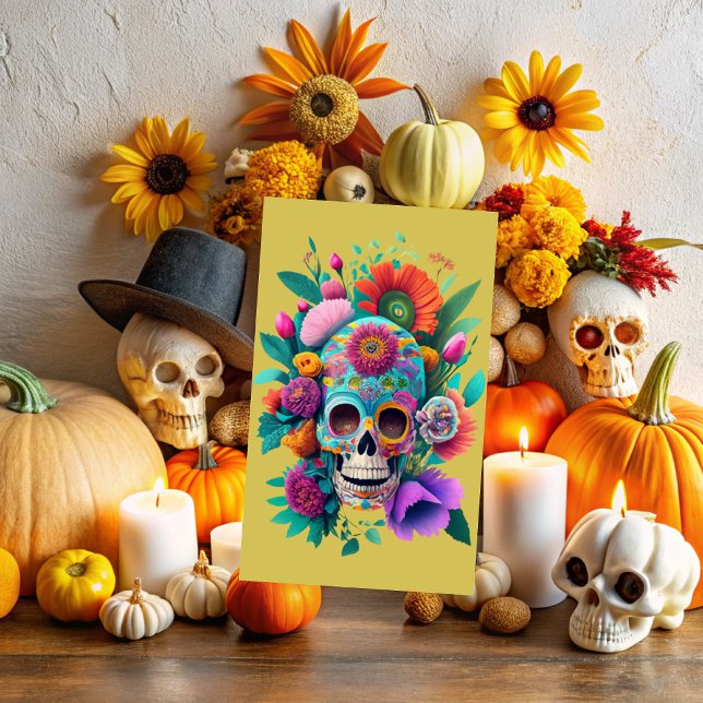 Cartão De Agradecimento Honremos a nuestros difuntos en esta festividad (Criador carregado)