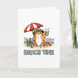 Cartão De Agradecimento Hora da Praia 2