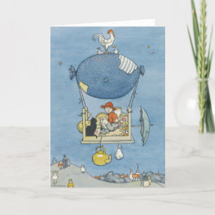 Cartão De Agradecimento Hora do chá de William Heath Robinson