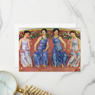 Cartão De Agradecimento Hora Santa, Heilige Stunde por Ferdinand Hodler