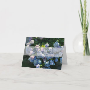 Cartão De Agradecimento Hortênsia Floral