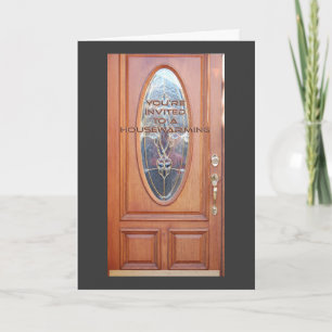 Cartão De Agradecimento Housewarming Card