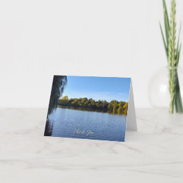 Cartão De Agradecimento Hoyt Lake Folded Thank You Card