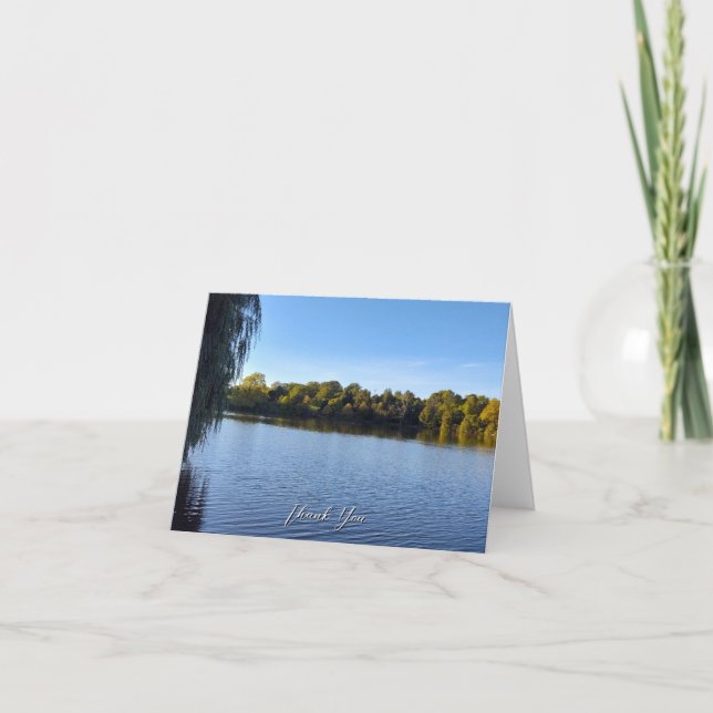 Cartão De Agradecimento Hoyt Lake Folded Thank You Card (Frente)