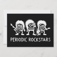 Humor de Química de Rockstars Periódicos
