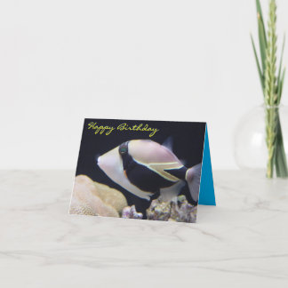 Cartão De Agradecimento HumuhumunukunukuāpuaCartão de Aniversário