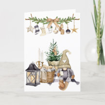 Hygge, Joy, Peace, Harmony Holiday Foled Card