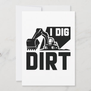 Cartão De Agradecimento I Dig Dirt
