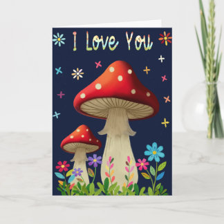 Cartão De Agradecimento I Love You card