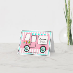 Cartão De Agradecimento Ice Cream Truck