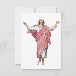 Cartão De Agradecimento Icon of the Risen Lord Holy Card
