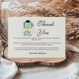 Cartão De Agradecimento ICU Nurse Graduation Party