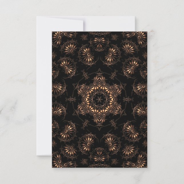 Cartão De Agradecimento Idade do Bronze Mandala (Frente)