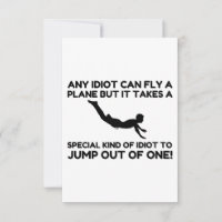 IDIOT SKYDIVING