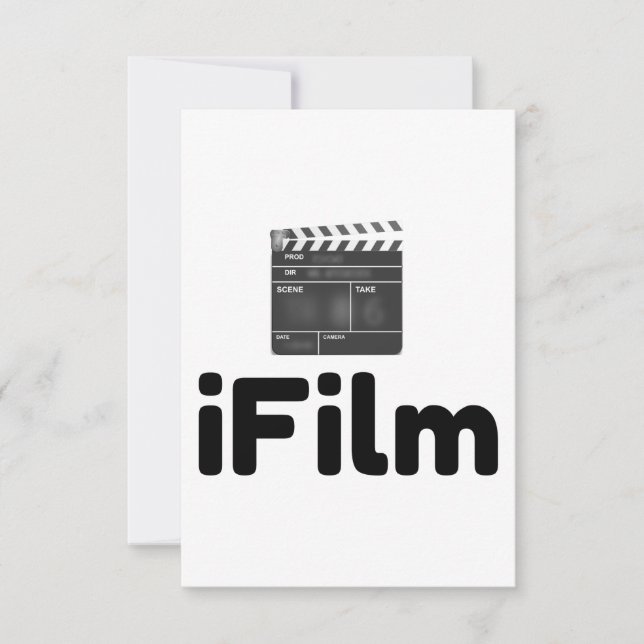 Cartão De Agradecimento iFilm (Frente)