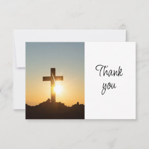 Cartão De Agradecimento Igreja Cristã Evento de Jesus Voluntário Obrigado