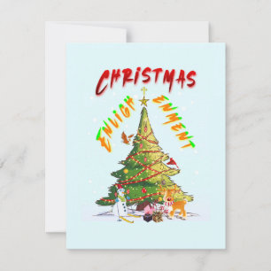 Cartão De Agradecimento Iluminação de Natal