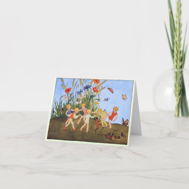 Cartão De Agradecimento Ilustração de Freddie Langeler (Frente)