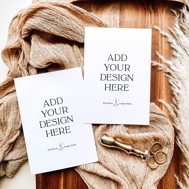 Cartão De Agradecimento Impressão de placa de resposta vertical 3,5x5" (Criador carregado)