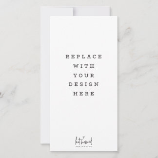 Cartão De Agradecimento IMPRESSÃO ORDER 4 x 8 polegadas retrato vertical a