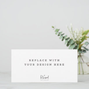 Cartão De Agradecimento IMPRESSÃO ORDER 8 x 4 polegadas panorâmica