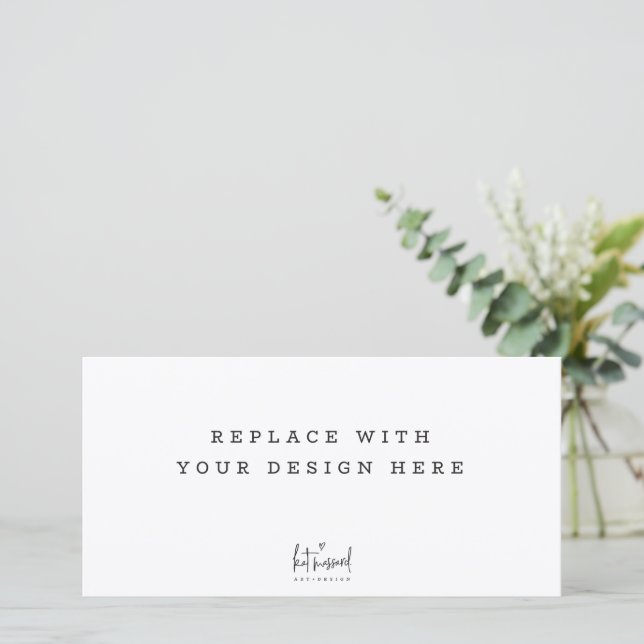 Cartão De Agradecimento IMPRESSÃO ORDER 8 x 4 polegadas panorâmica (Em pé/Frente)