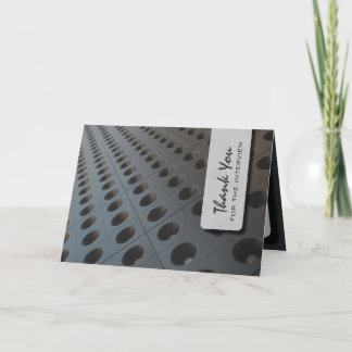 Cartão De Agradecimento Infinite Holes Interview Thank You Card