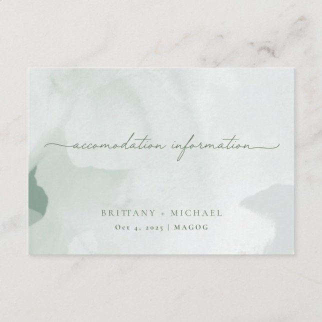 Cartão De Agradecimento Information Card | English (Criador carregado)