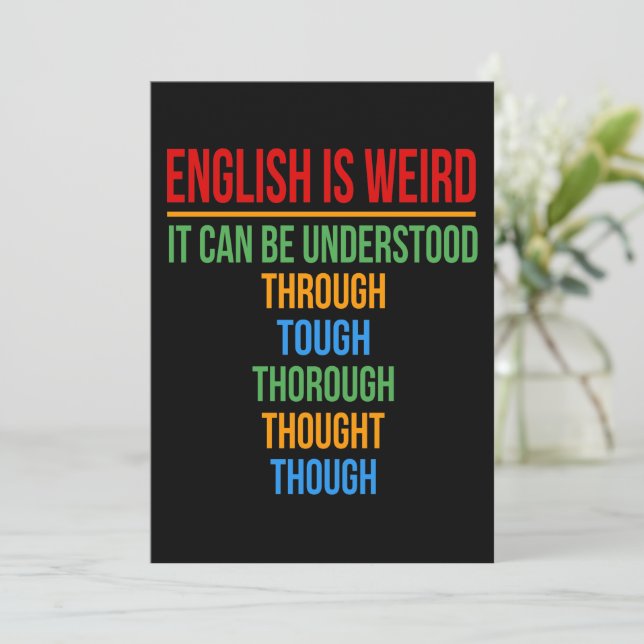 Cartão De Agradecimento Os melhores professores de inglês