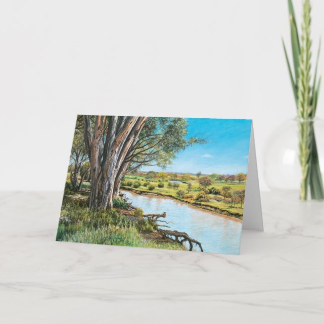 Cartão De Agradecimento "Inquérito a uma planície iluminada por Sol" - (Frente)