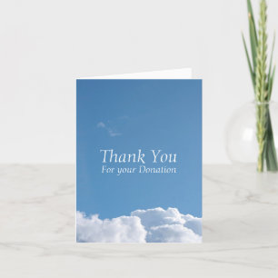 Cartão De Agradecimento Inspirational Thank You For Your Donation Custom C