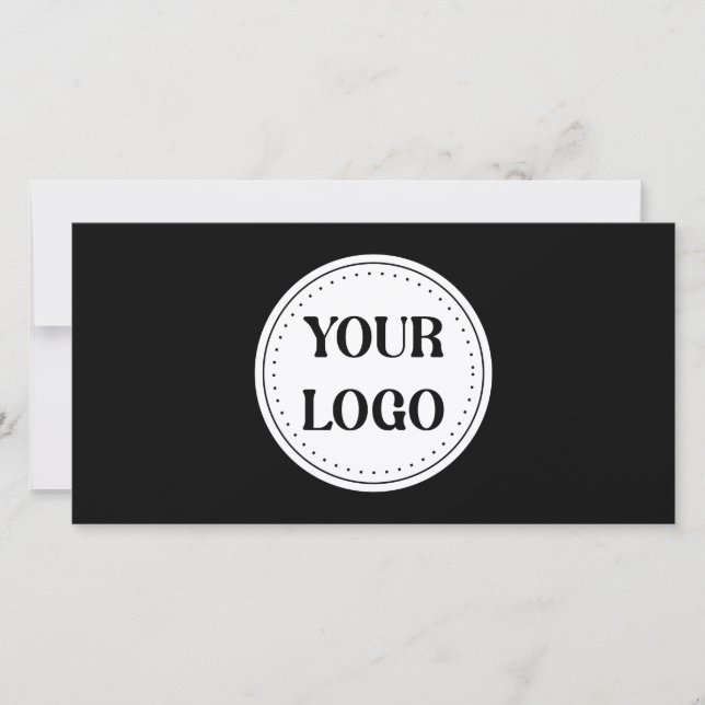 Cartão De Agradecimento Inteligente, contemporâneo, polido e personalizáve (Frente)