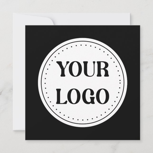 Cartão De Agradecimento Inteligente, contemporâneo, polido e personalizáve (Frente)