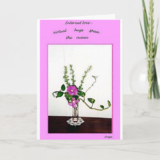 Cartão De Agradecimento Internet romance