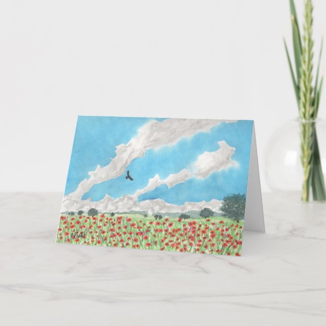 Cartão De Agradecimento Invólucro indiano (Frente)