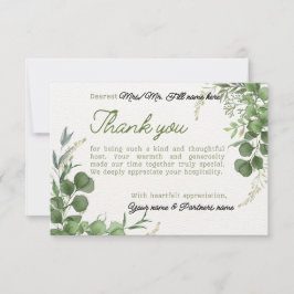 Cartão De Agradecimento Ir Verde