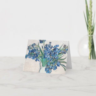 Cartão De Agradecimento Irises (1890) by Vincent Van Gogh.