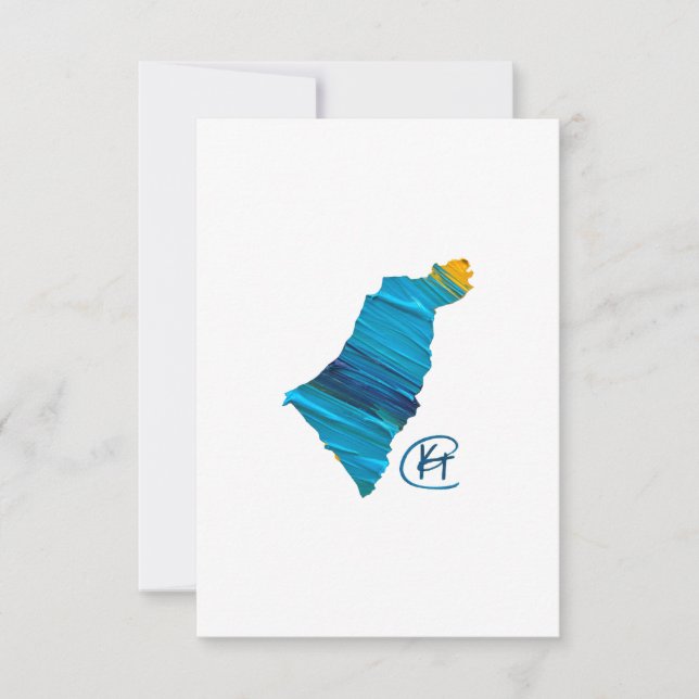 Cartão De Agradecimento Israel Studio Art (Frente)