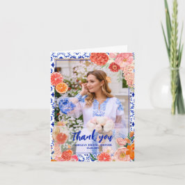 Cartão De Agradecimento Isso é Amore Spritz Chás de Bebê Mediterrâneo