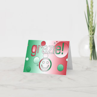Cartão De Agradecimento Italian Gifts : Thank You / Grazie Face