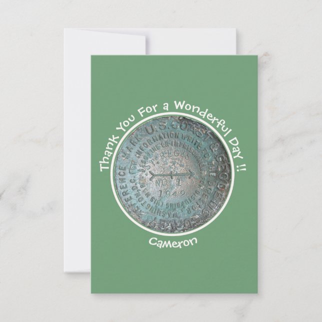 Cartão De Agradecimento Itens de Grupo de Referência do Santo Regis Mounta (Frente)