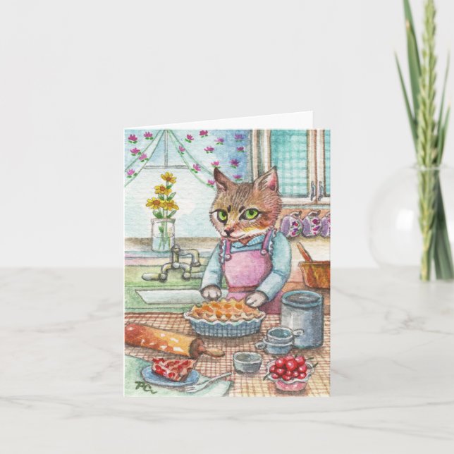 Cartão De Agradecimento It's Pie Time (Frente)