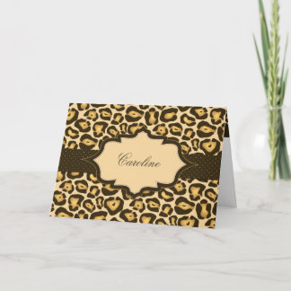 Cartão De Agradecimento Jaguar Ribbon Thank You