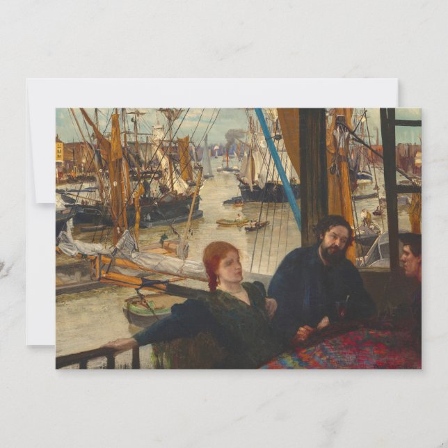 Cartão De Agradecimento James Whistler - Wapping (Frente)
