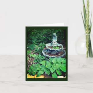Cartão De Agradecimento Jardim de Hosta