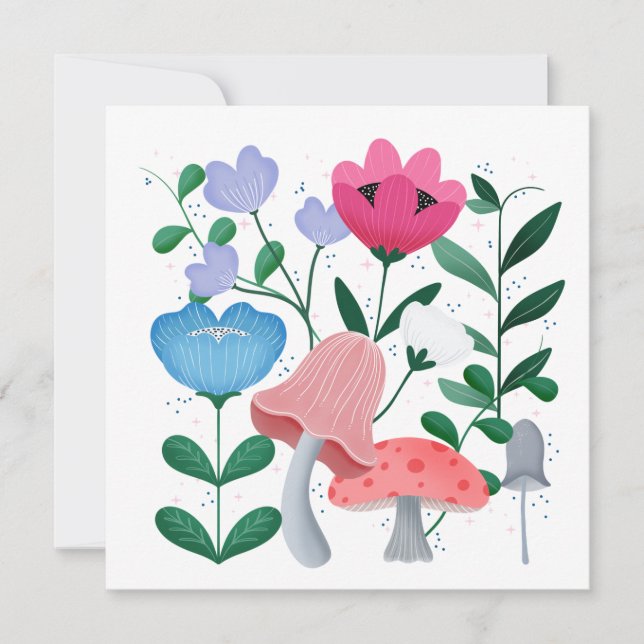 Cartão De Agradecimento Jardim dos Sonhos (Frente)