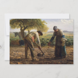 Cartão De Agradecimento Jean-Francois Millet - Potato Planters