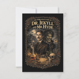 Cartão De Agradecimento Jekyll e Hyde